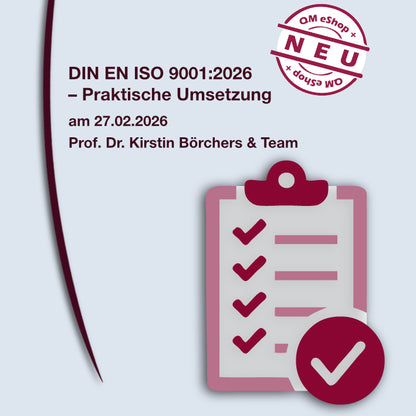 DIN EN ISO 9001:2026 - Praktische Umsetzung